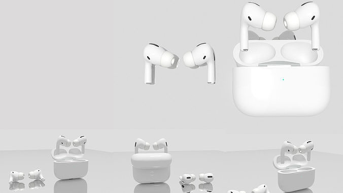  Apple AirPads pro new Free 3D model