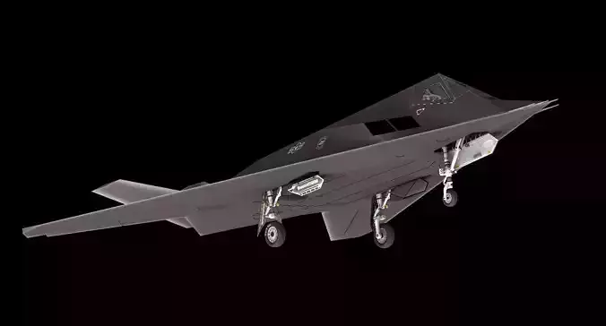 ULTRA DETAILED  F117-A Nighthawk - 8 Parts for 3D Printing 3D print model