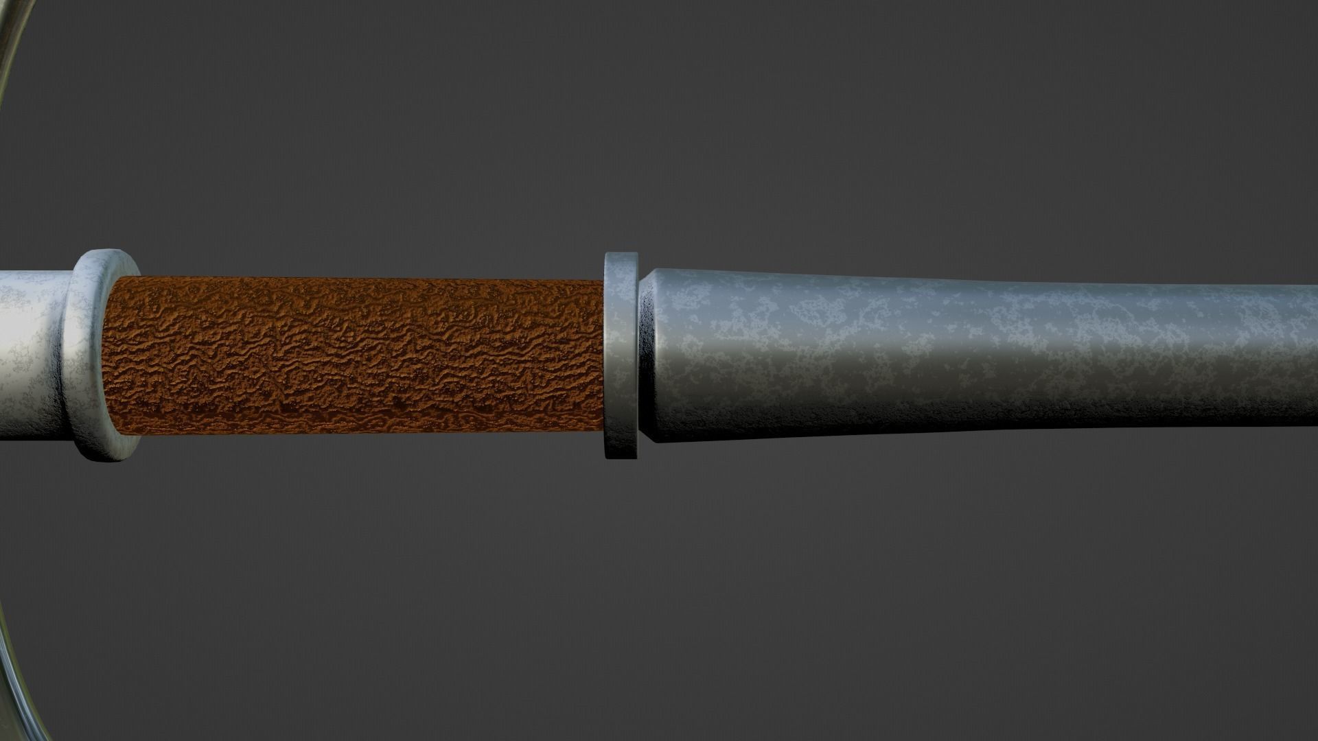 Battle Axe - Labrys Low-poly 3D model_5