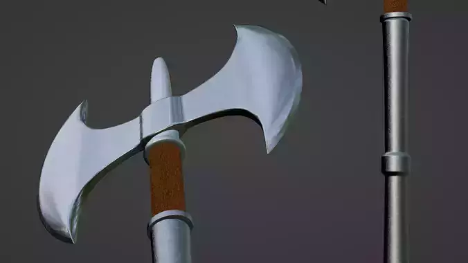 Battle Axe - Labrys Low-poly 3D model Battle Axe - Labrys Low-poly 3D model