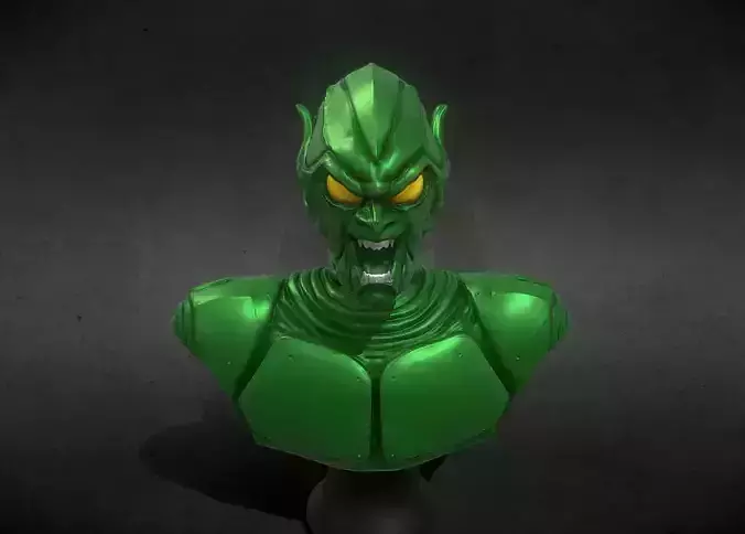 Green Goblin Bust - Spiderman 1 - 3D Printable