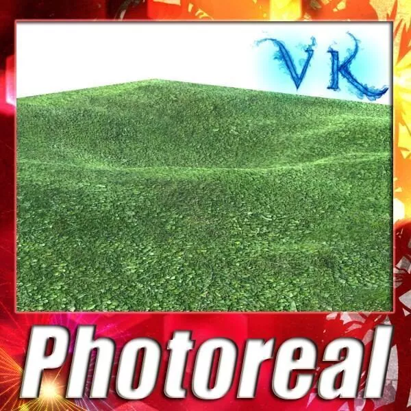 Grass High Res Seamless Tileable 3D model