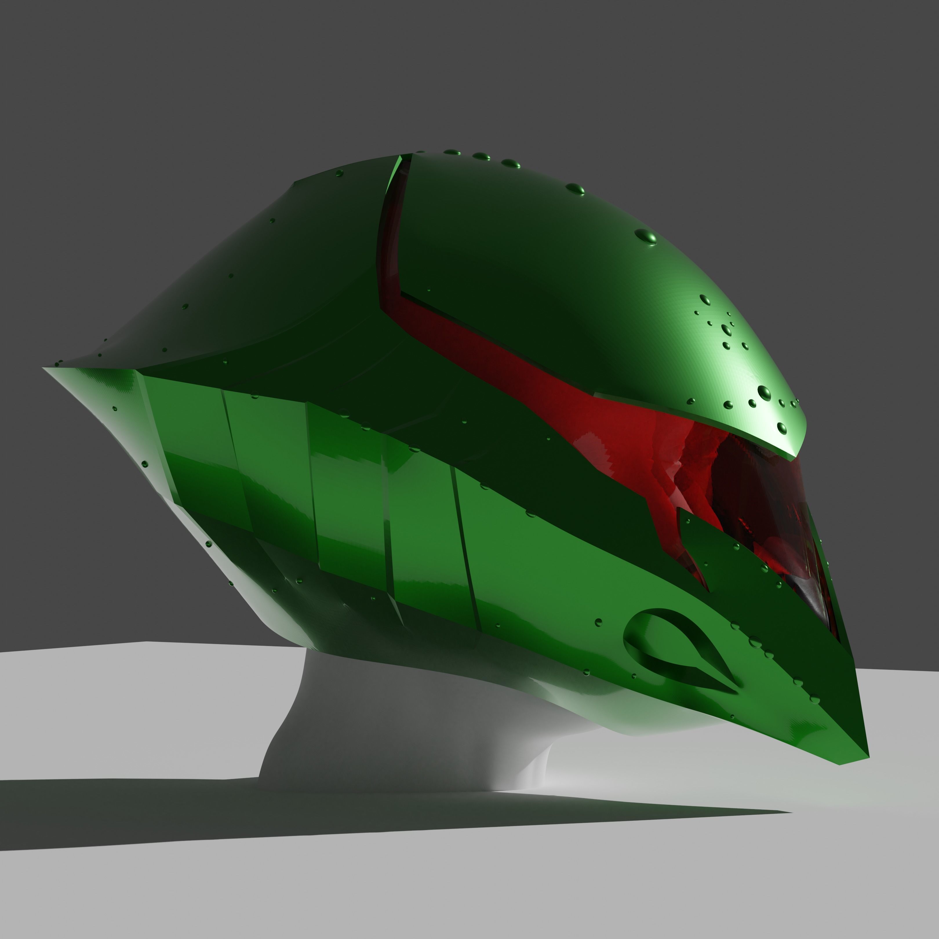Metroid Dread Samus Aran Hyper Inspired Helmet 3D print model_2