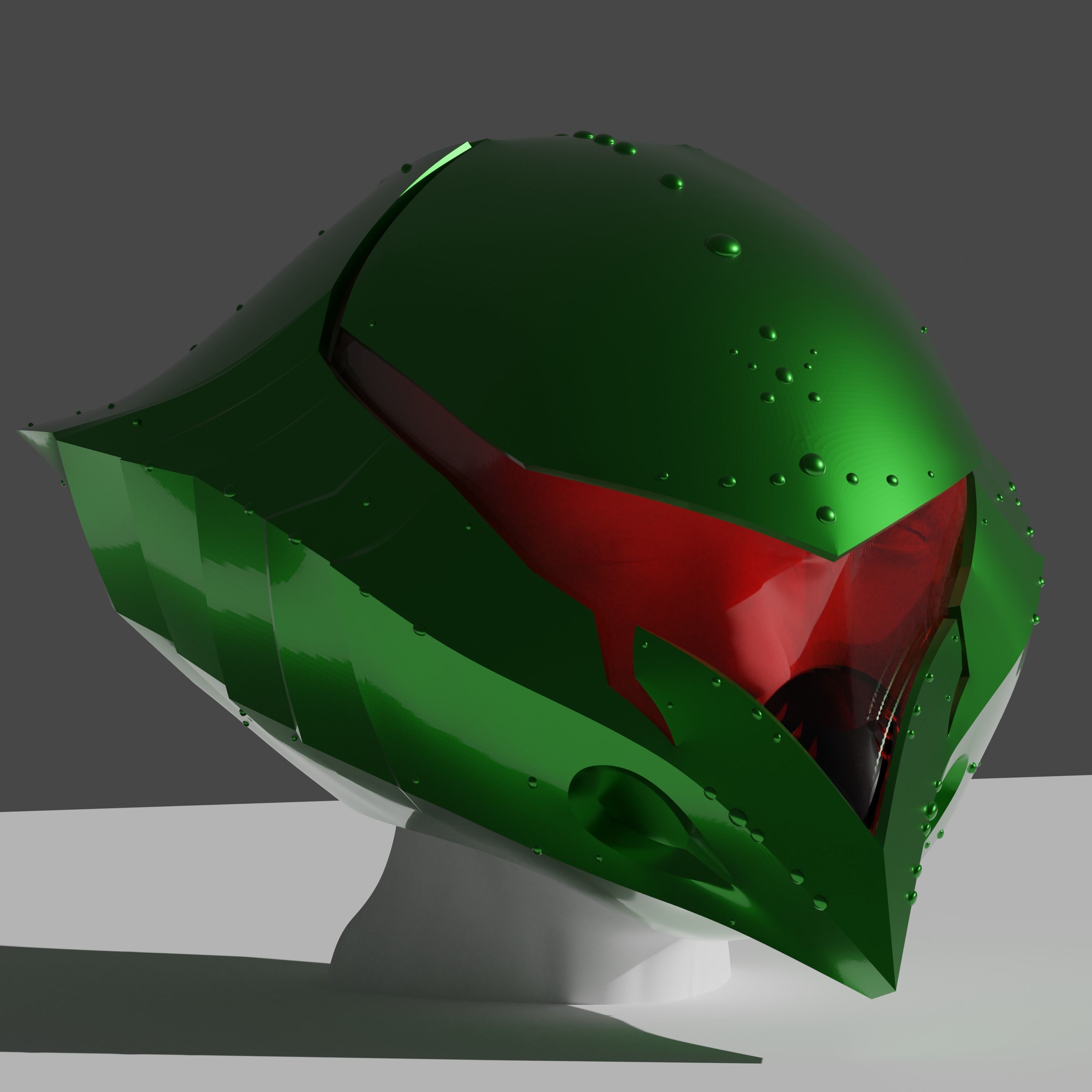 Metroid Dread Samus Aran Hyper Inspired Helmet 3D print model_1