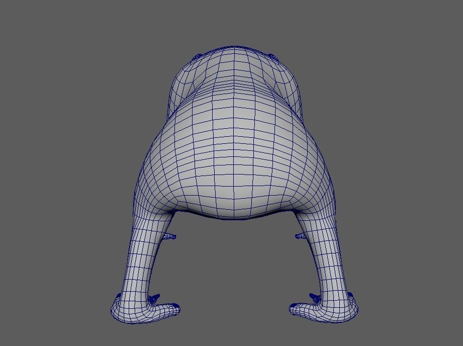 Slow Loris Body Base 3D model_3