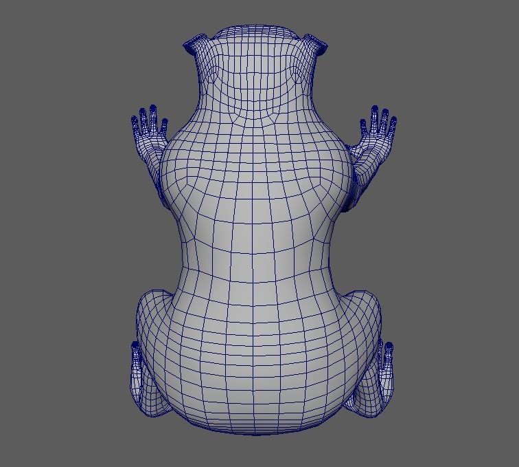 Slow Loris Body Base 3D model_4