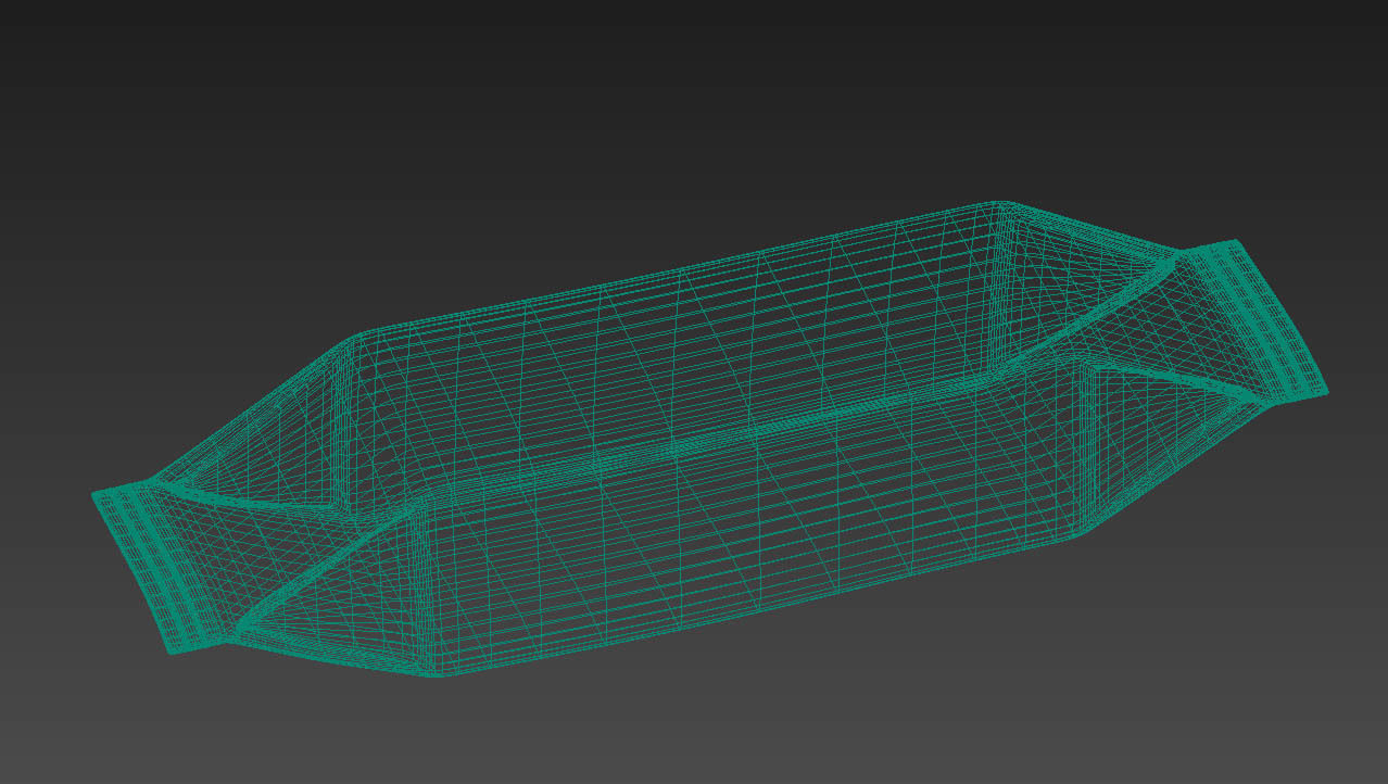 Biscuit Packet 3D model Low-poly 3D model_8