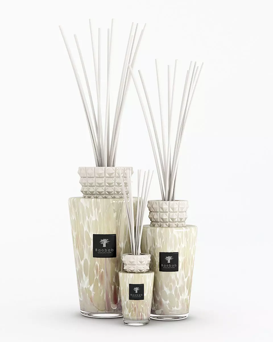 REED DIFFUSER - BAOBAB - WHITE PEARLS TOTEM 3D model