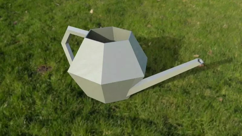 DODECAHEDRON WATERING CAN 3D print model