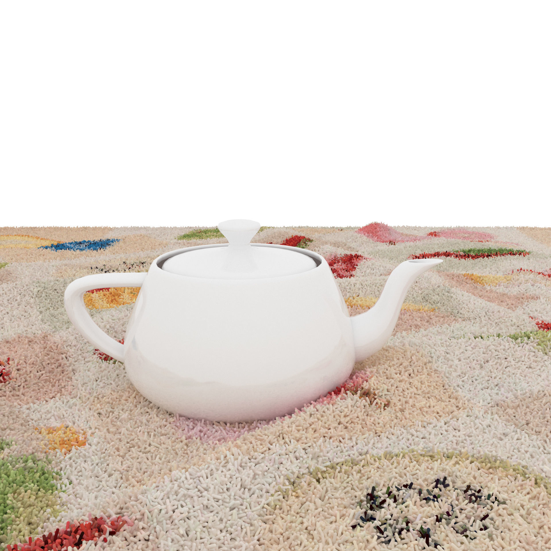 Rugs No 524 Low-poly 3D model_7