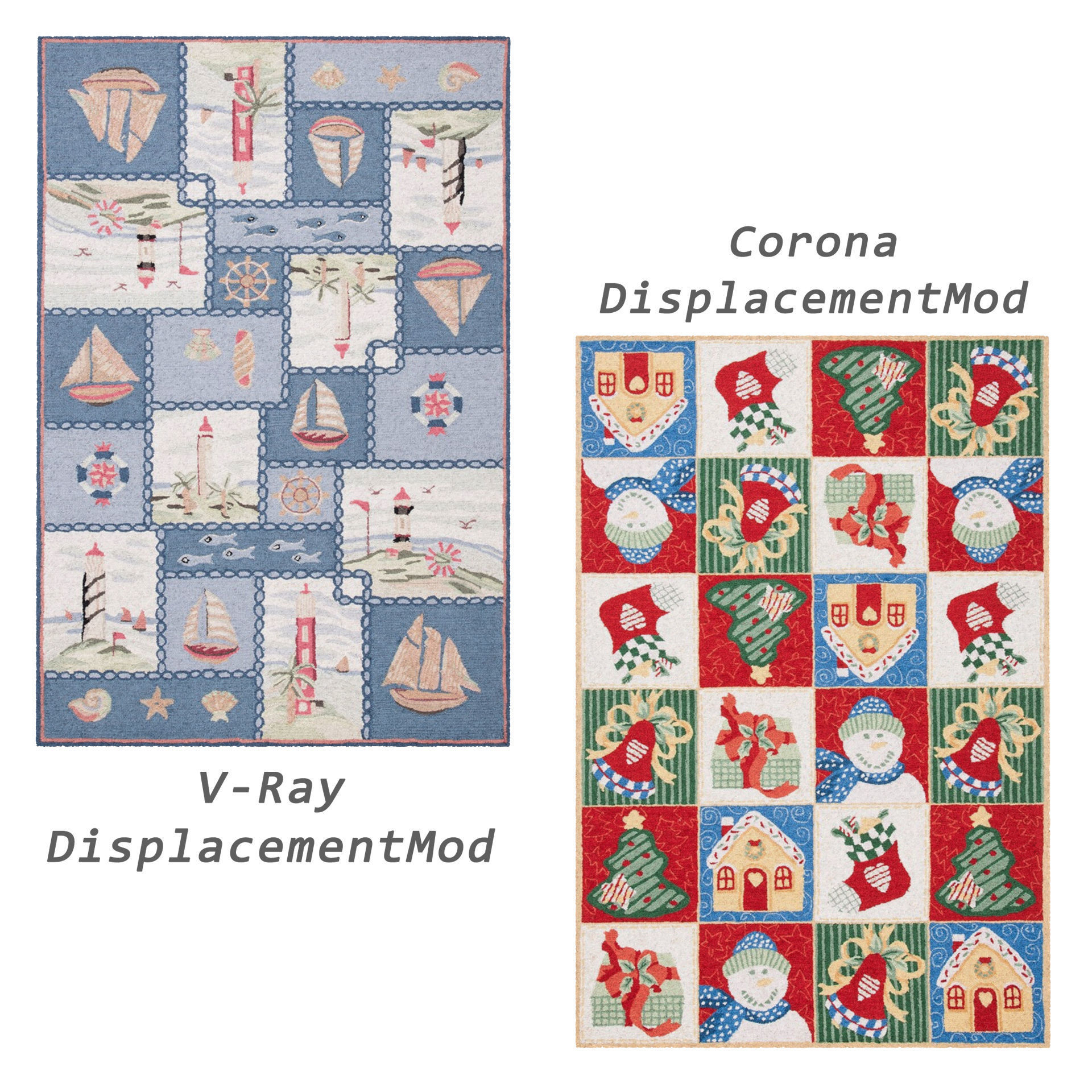 Rugs No 524 Low-poly 3D model_2