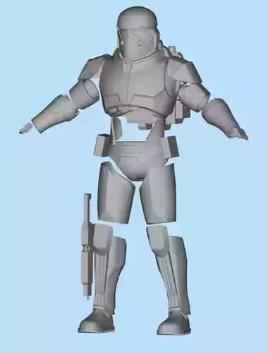 Clone Force Wrekcer One12 Scale Armor STL 3D print model