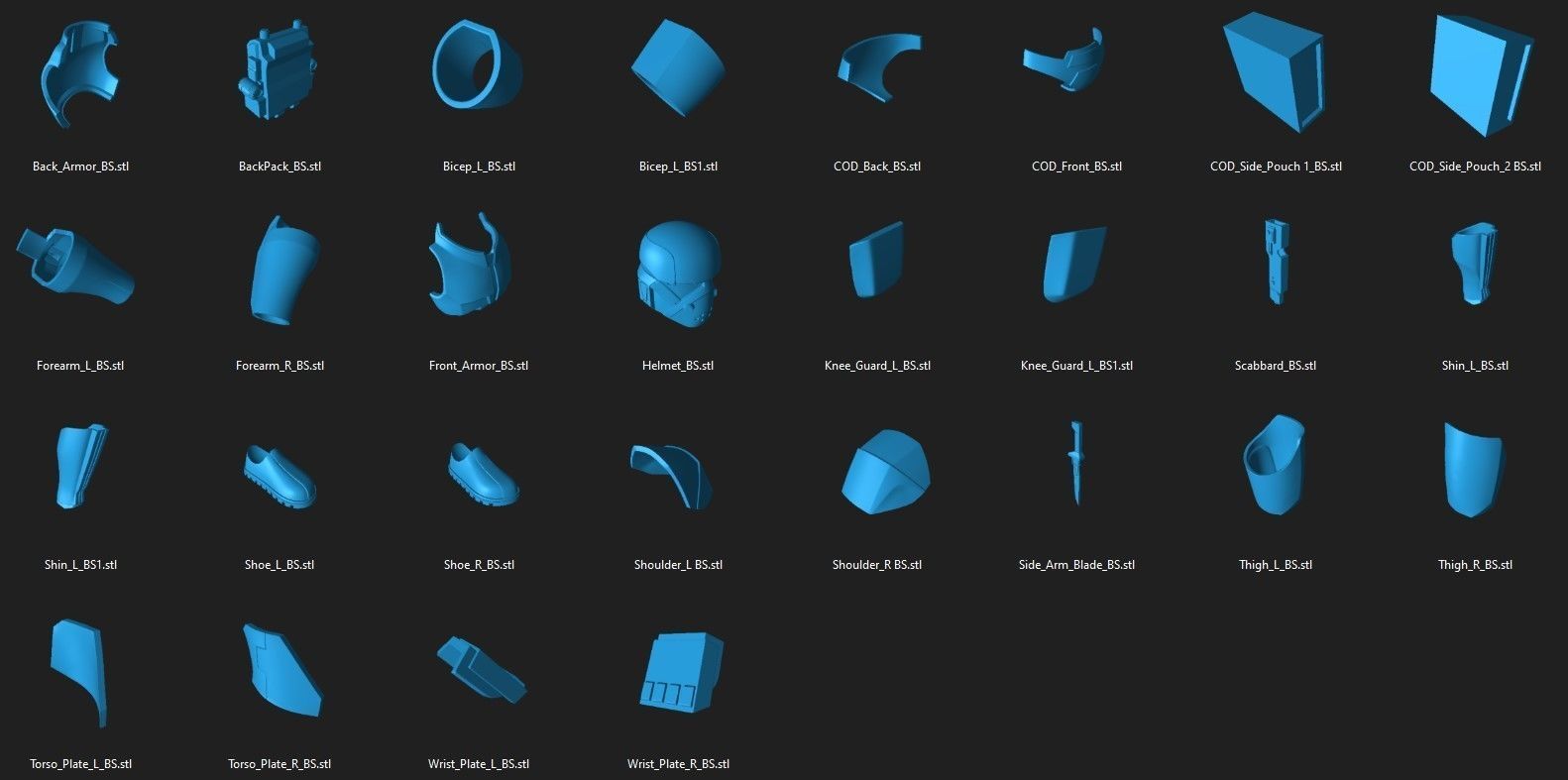 Clone Force Wrekcer One12 Scale Armor STL 3D print model_4