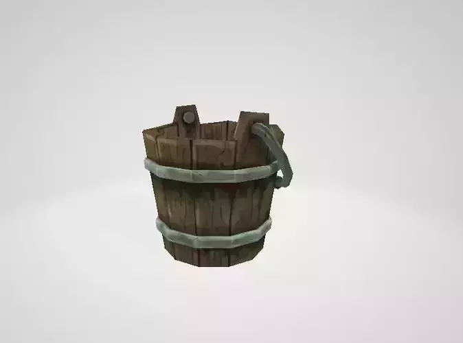 Stylized Bucket 3D model