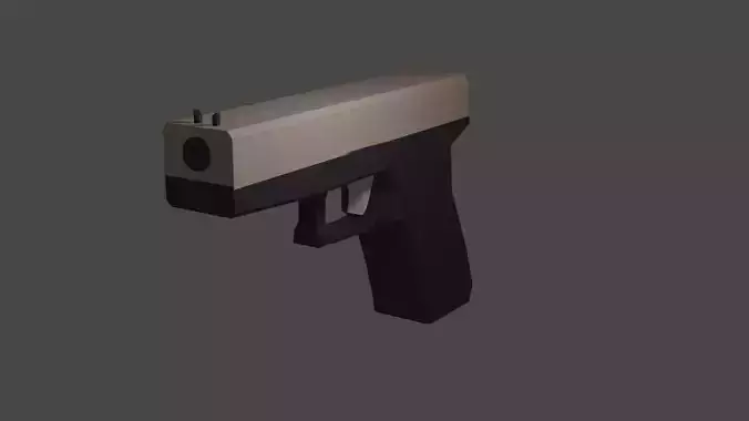 Low Poly Glock 18