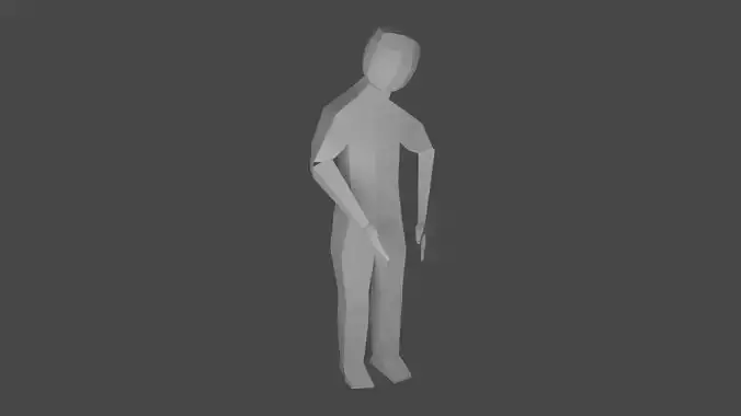 Low-Poly Rigged Character