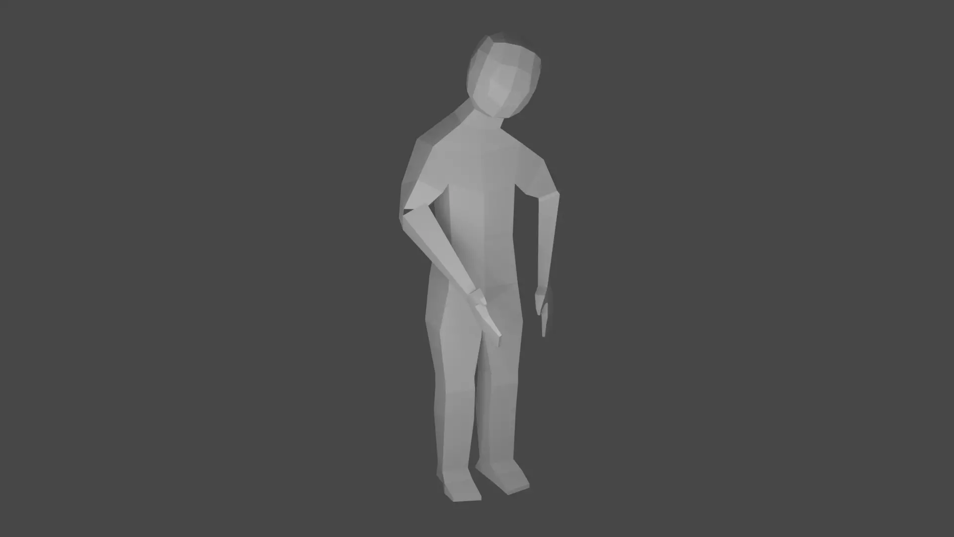 Low-Poly Rigged Character Low-poly 3D model_0
