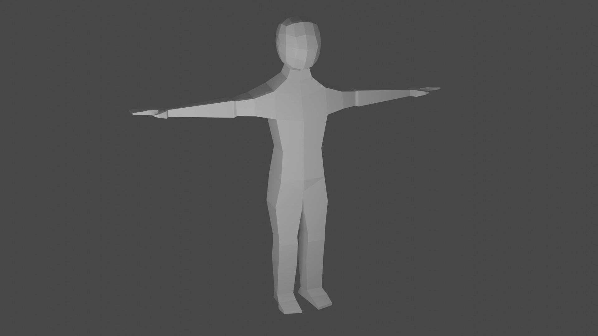 Low-Poly Rigged Character Low-poly 3D model_2