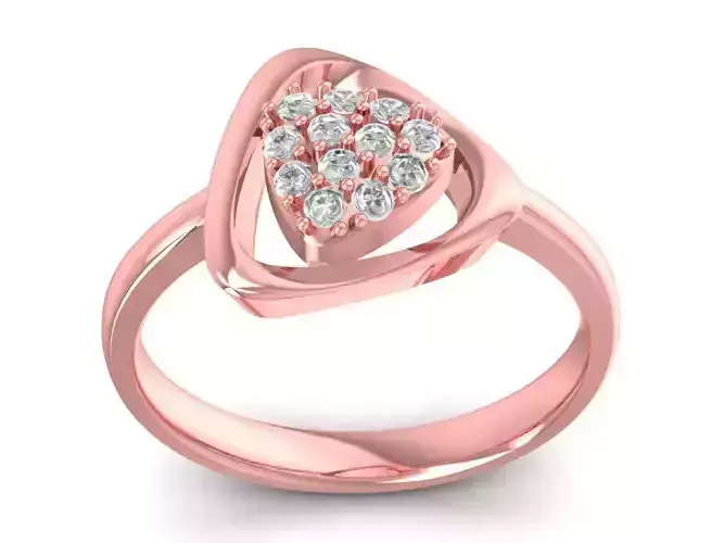 luxury diamond lady ring 3013