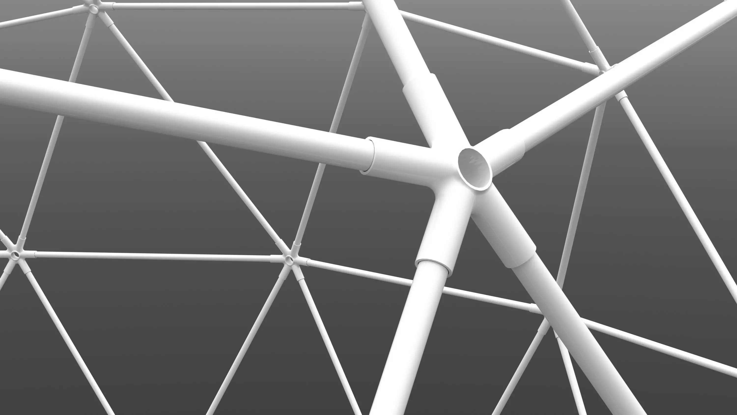 geodesic star 3D model_0