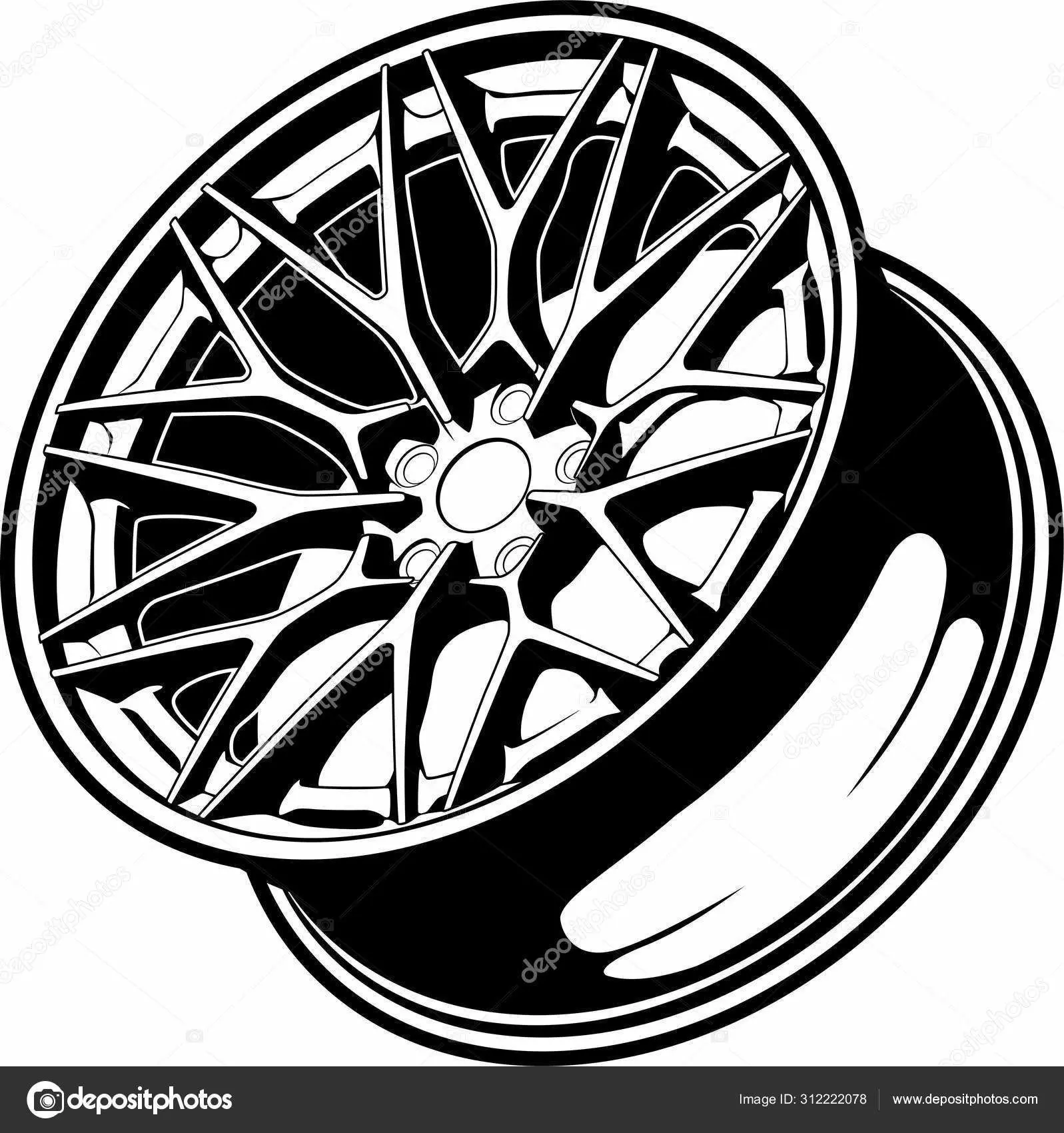 Wheel Rim 3D model