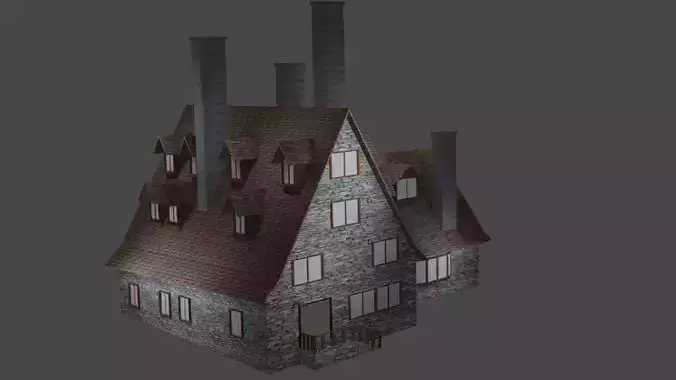Harry Potter Hogsmeade House 3D Model