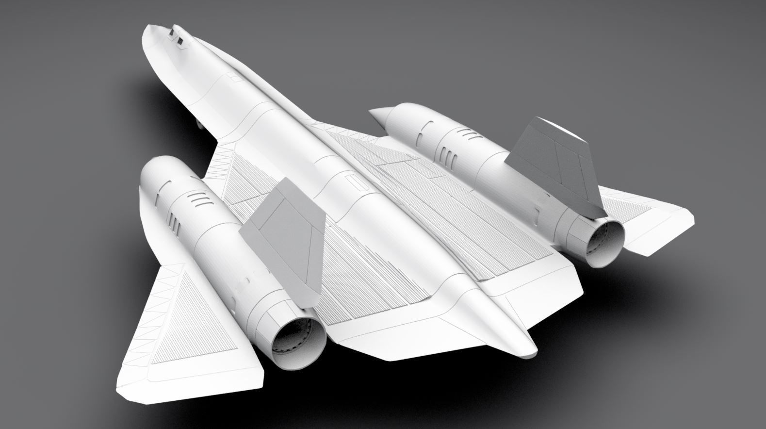 SR 71 Blackbird Scale model 3D model 3D printable | CGTrader