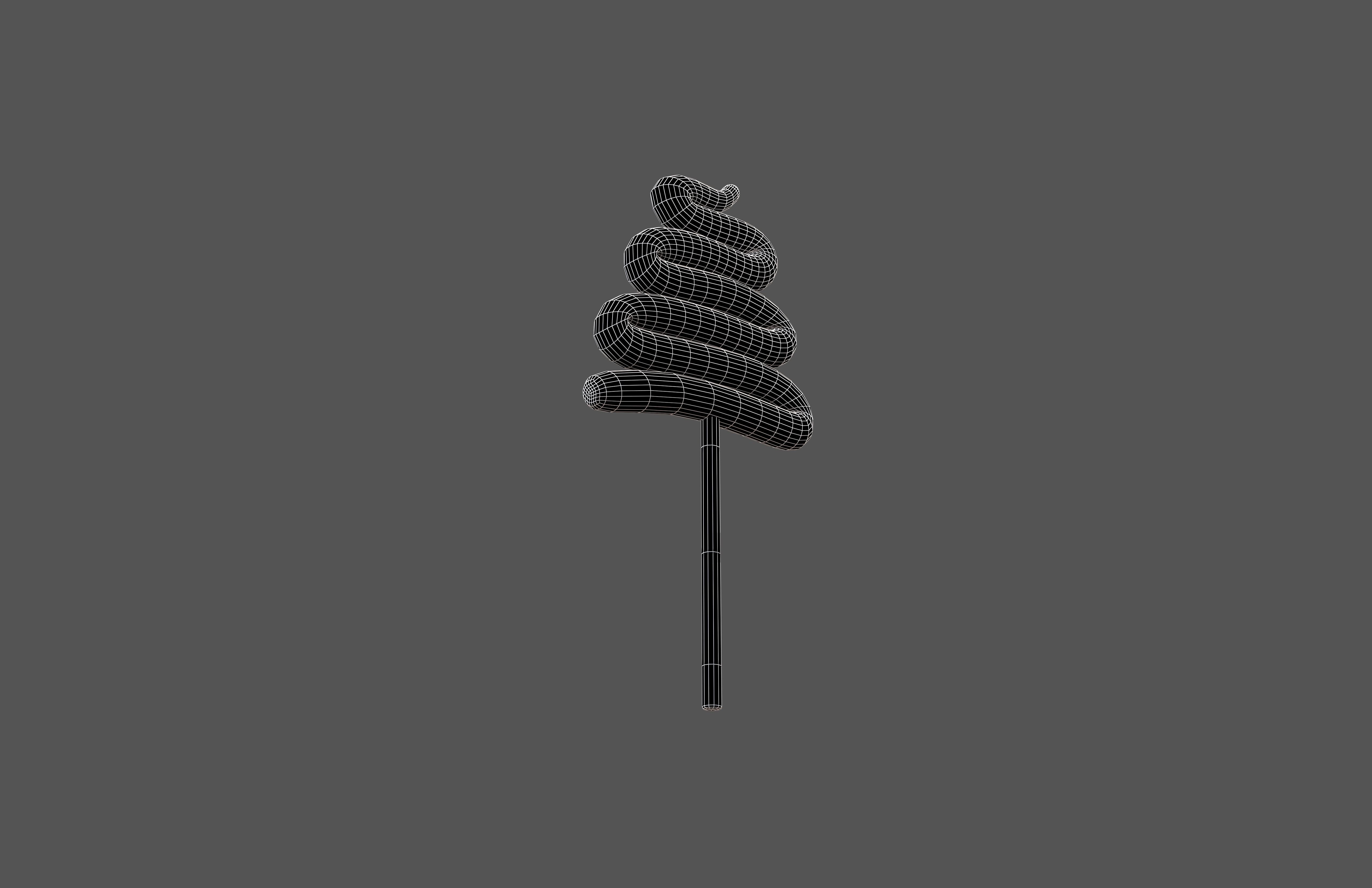 Christmas Lollipop v1 001 Low-poly 3D model_7