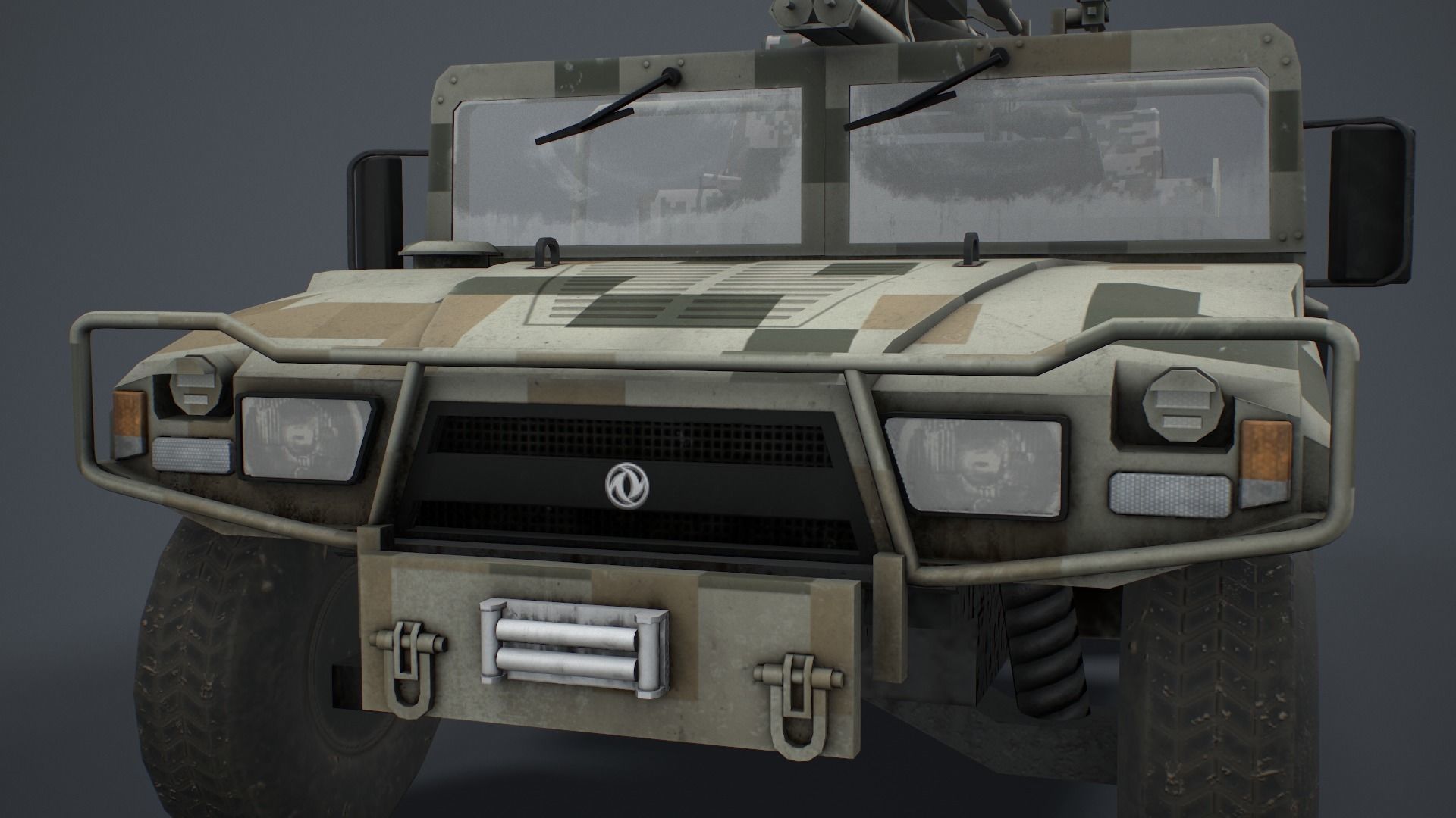 PCP-001 Mortar 82mm Low-poly 3D model_8