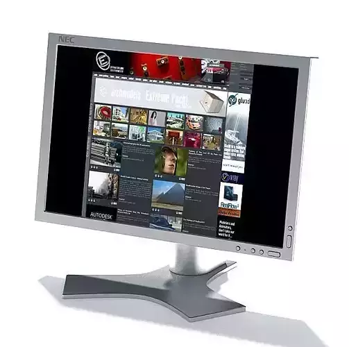 Nec Computer Monitor 3D model