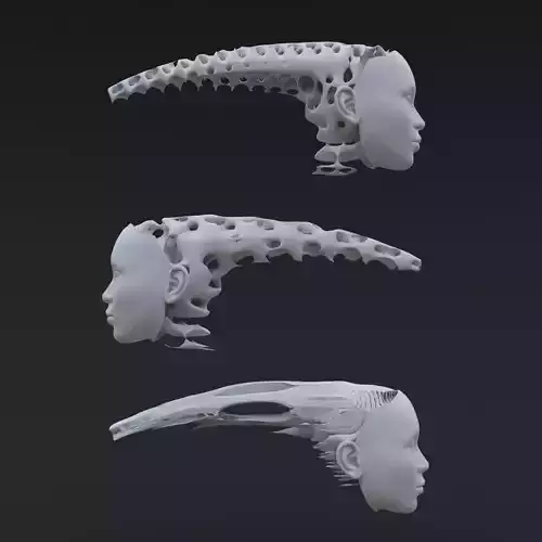 Gyroid Skull