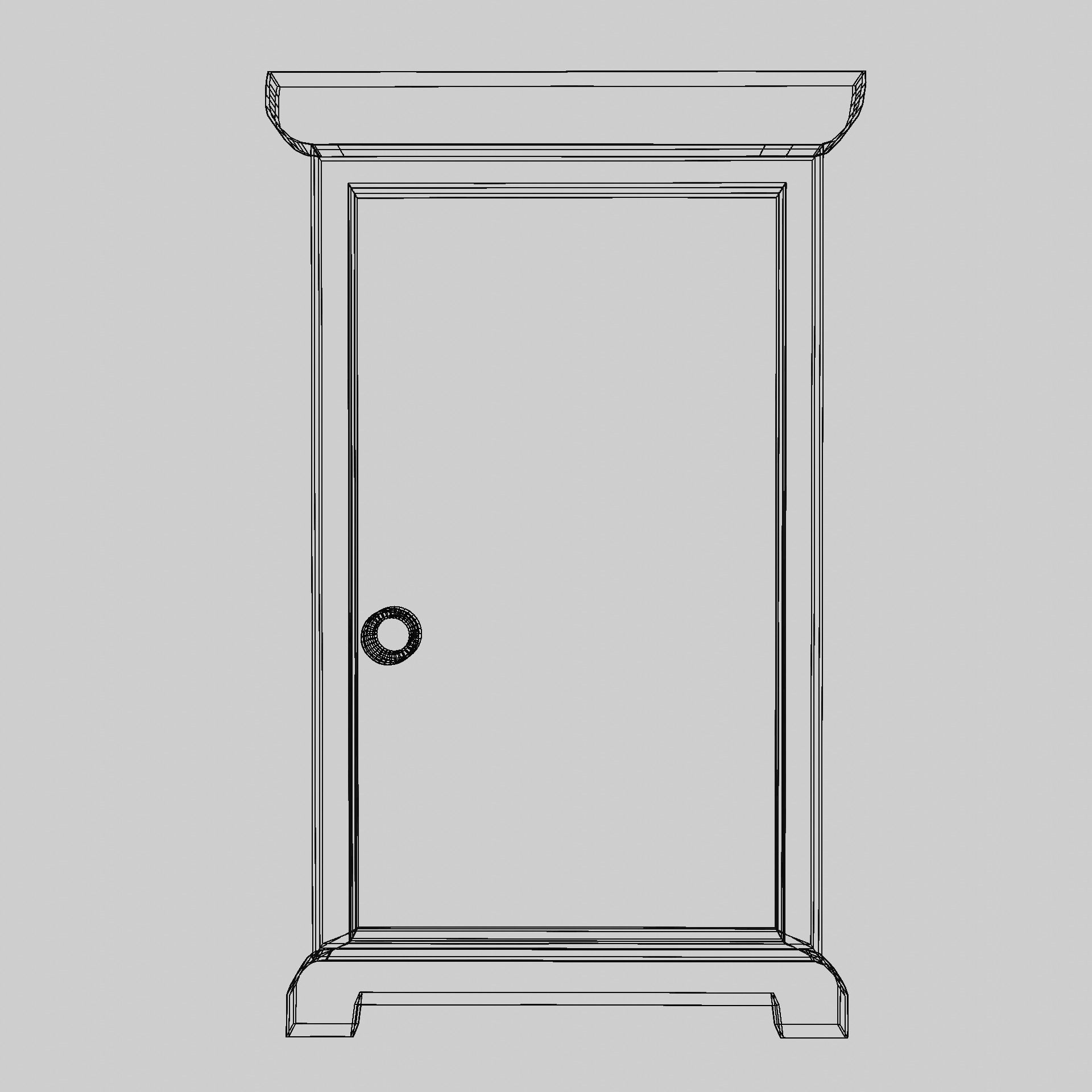 Anywhere Door and Bamboo Copter Low-poly 3D model_5