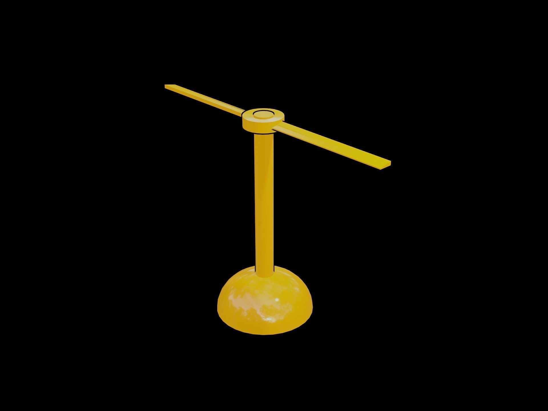 Anywhere Door and Bamboo Copter Low-poly 3D model_7