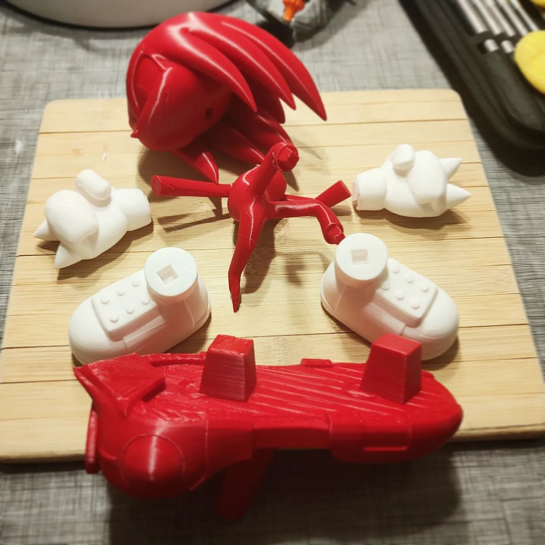 Knuckles - Sonic the Hedgehog 2 Fanart 3D print model_3