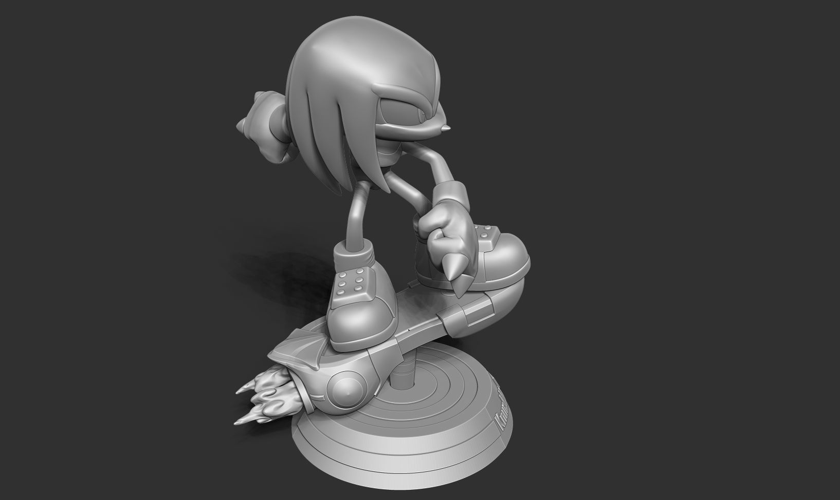 Knuckles - Sonic the Hedgehog 2 Fanart 3D print model_15