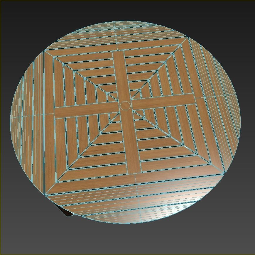 Country Casual Teak Snowdon Accessible extension table 3D model_6