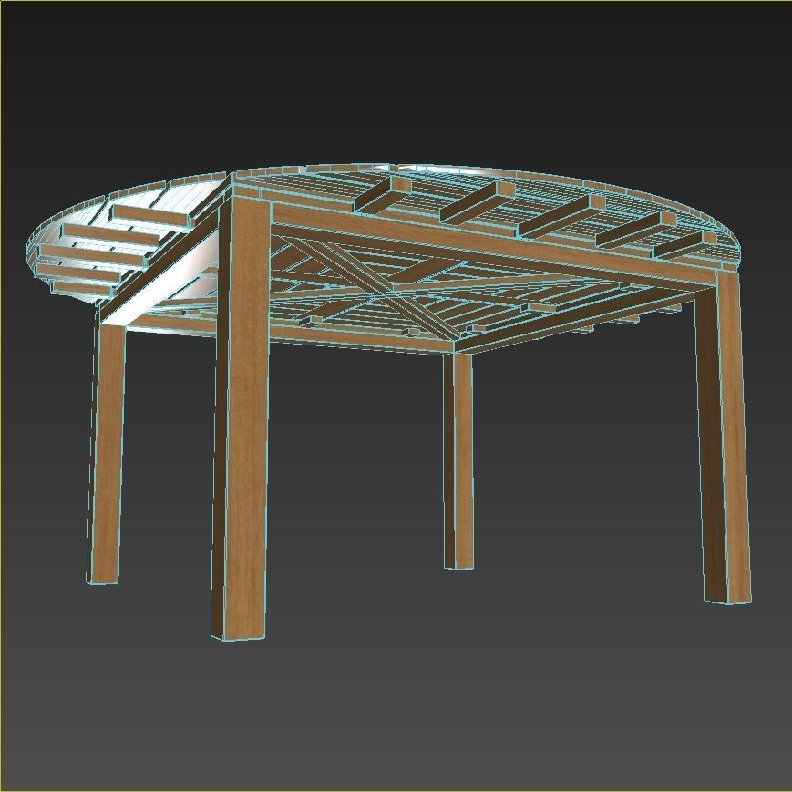 Country Casual Teak Snowdon Accessible extension table 3D model_8