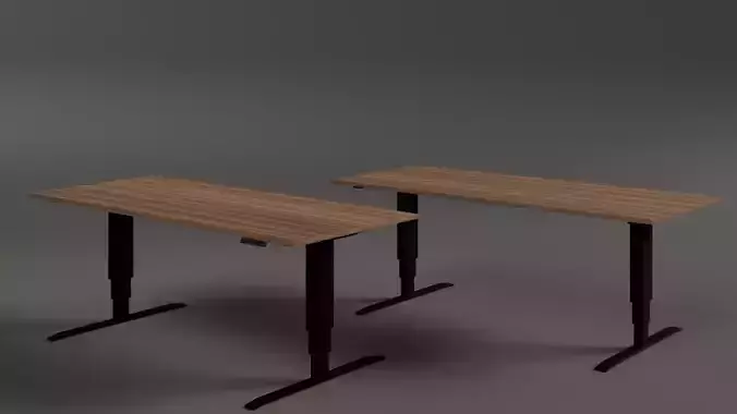  Walnut Raisable Desk