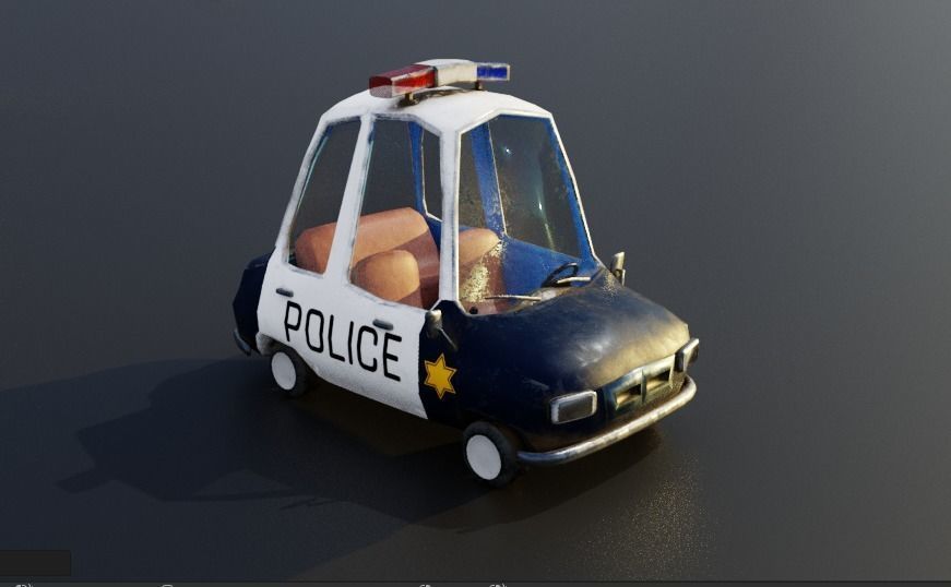 Pack City Crtoon  Low-poly 3D model_69