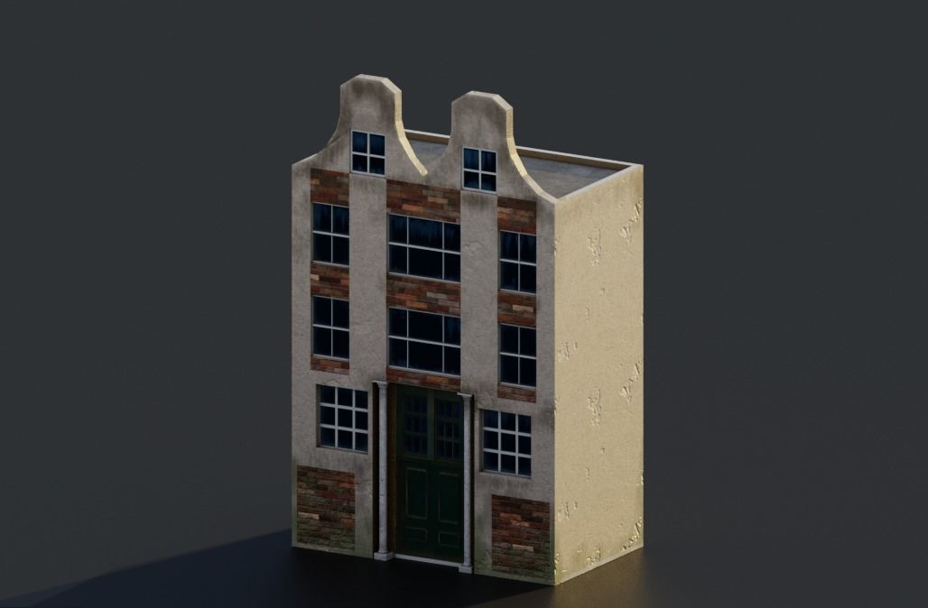 Pack City Crtoon  Low-poly 3D model_28