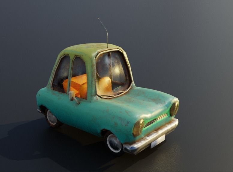 Pack City Crtoon  Low-poly 3D model_62