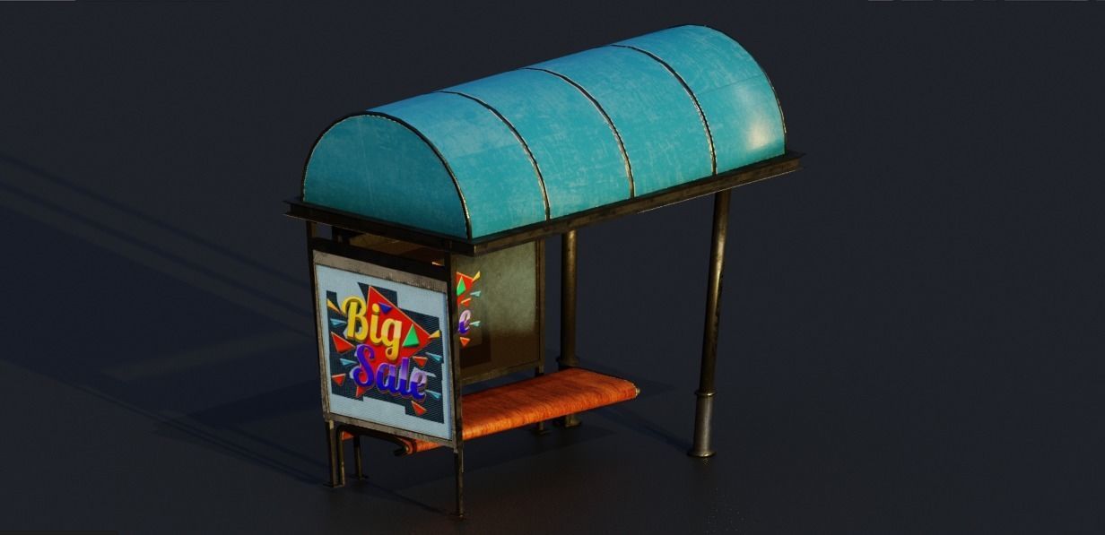 Pack City Crtoon  Low-poly 3D model_53