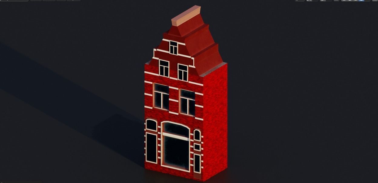 Pack City Crtoon  Low-poly 3D model_23