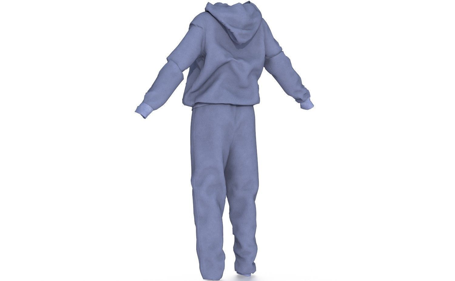 SPORT SUIT Low-poly 3D model_6