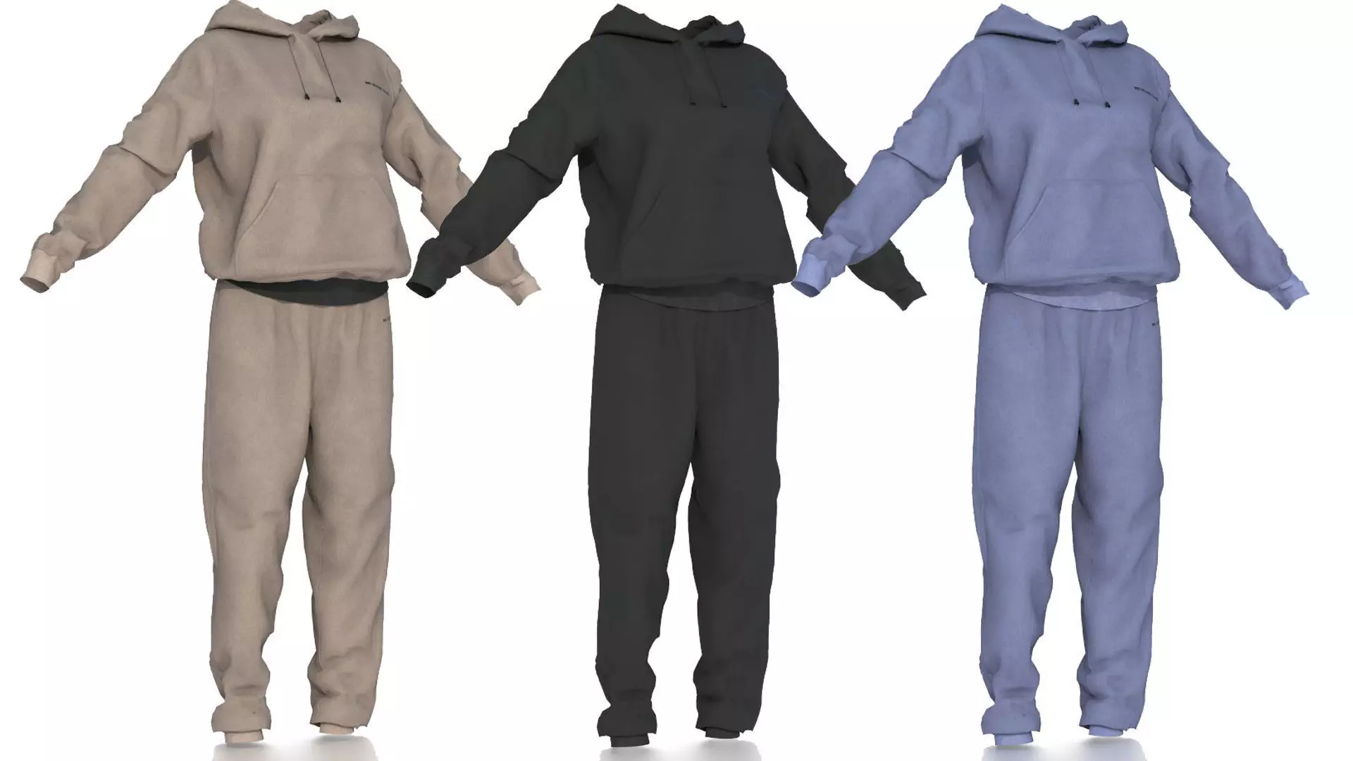 SPORT SUIT Low-poly 3D model_0