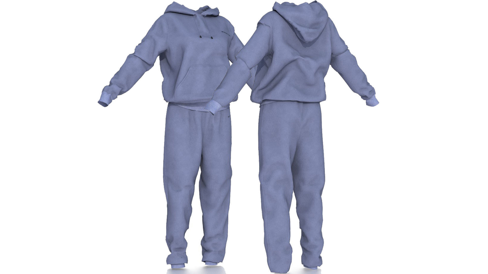 SPORT SUIT Low-poly 3D model_2