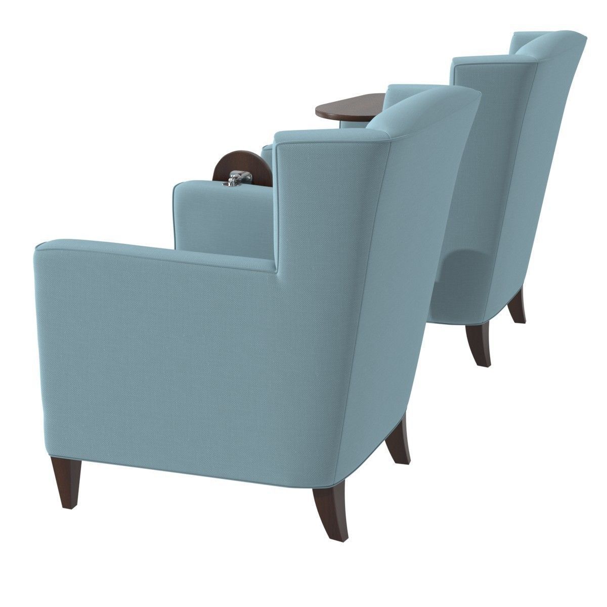 H Contract  Clifton and Emma Tablet Arm Chairs 3D model_3