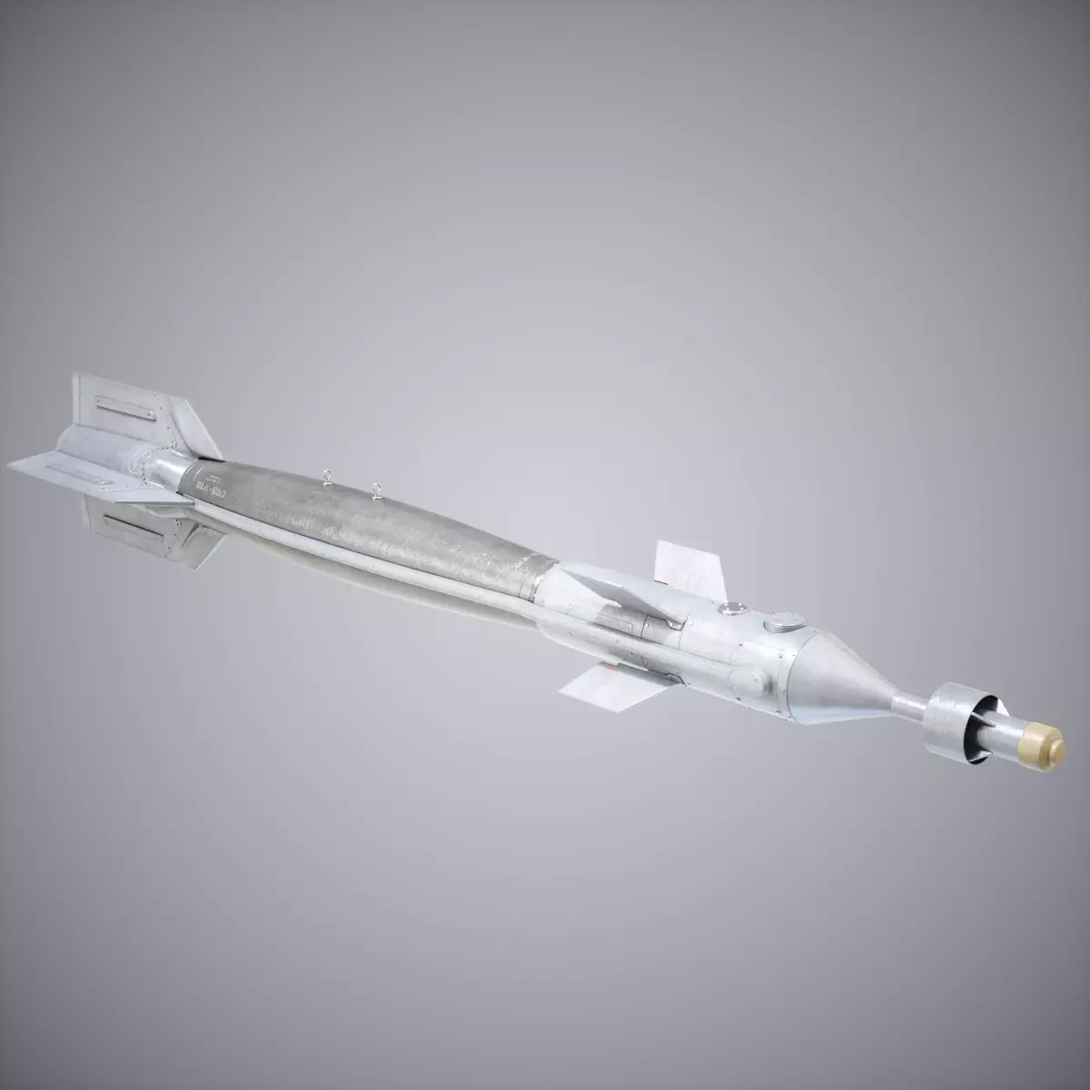 Military Missle Low-poly 3D model