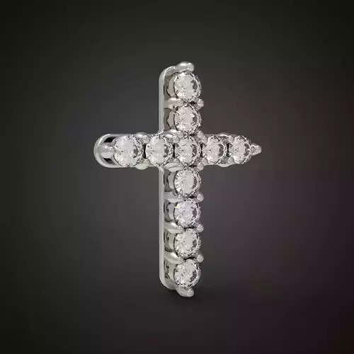 Cross with gemstones