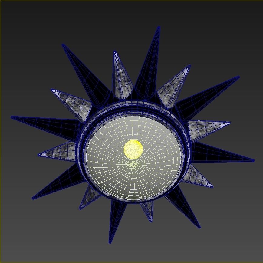 Robert Abbey Cosmos Flushmount in Deep Patina Bronze Finish   3D model_6